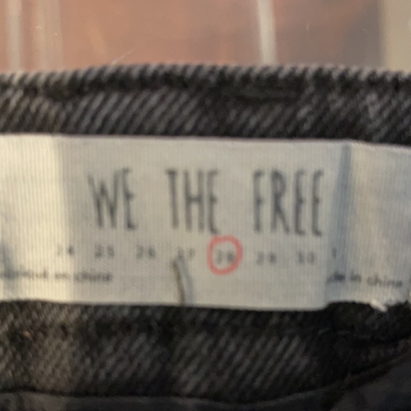 We the Free Black Jean Mini skirt - Picture 4 of 4